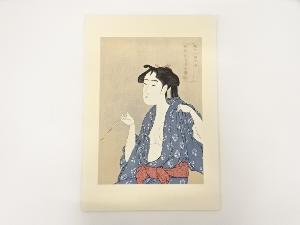 JAPANESE ART / PRINTED / UTAMARO KITAGAWA / UKIYO-E
